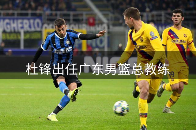 杜锋出任广东男篮总教练